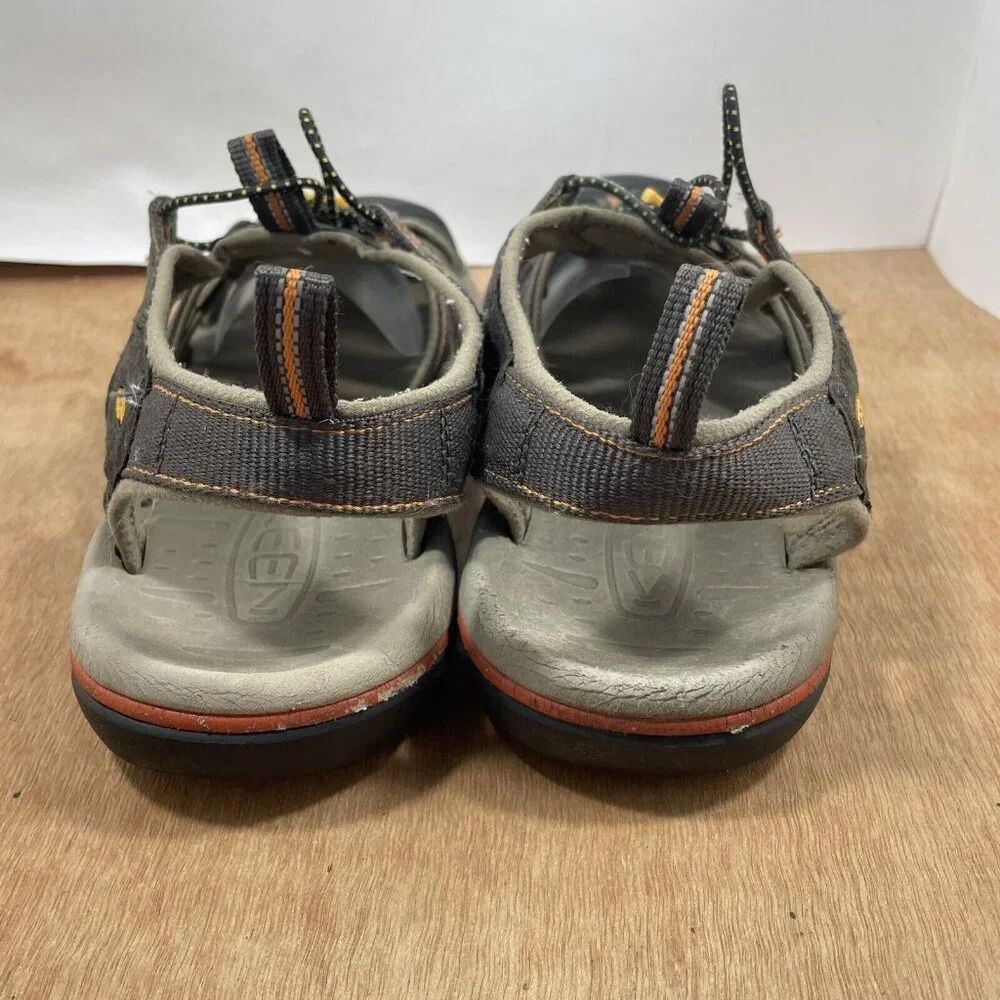 Keen Kanyon Men's Size 11.5 Sandals Brown Orange 1002133 River Water Shoes